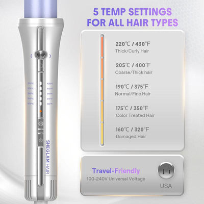 Omnara™ 2-in-1 Curling & Straightening Iron