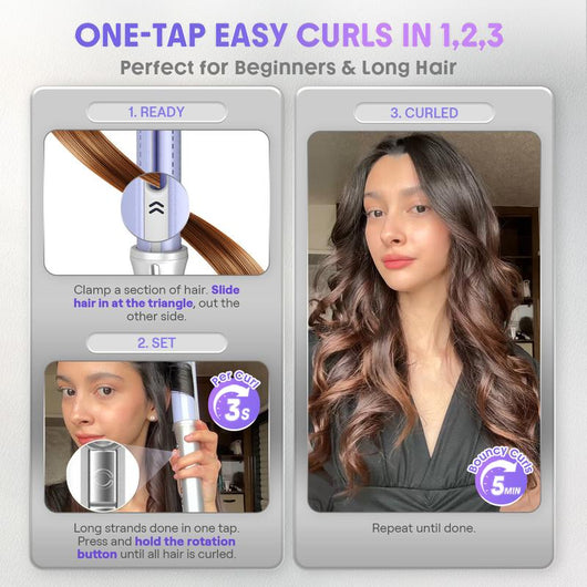 Omnara™ 2-in-1 Curling & Straightening Iron